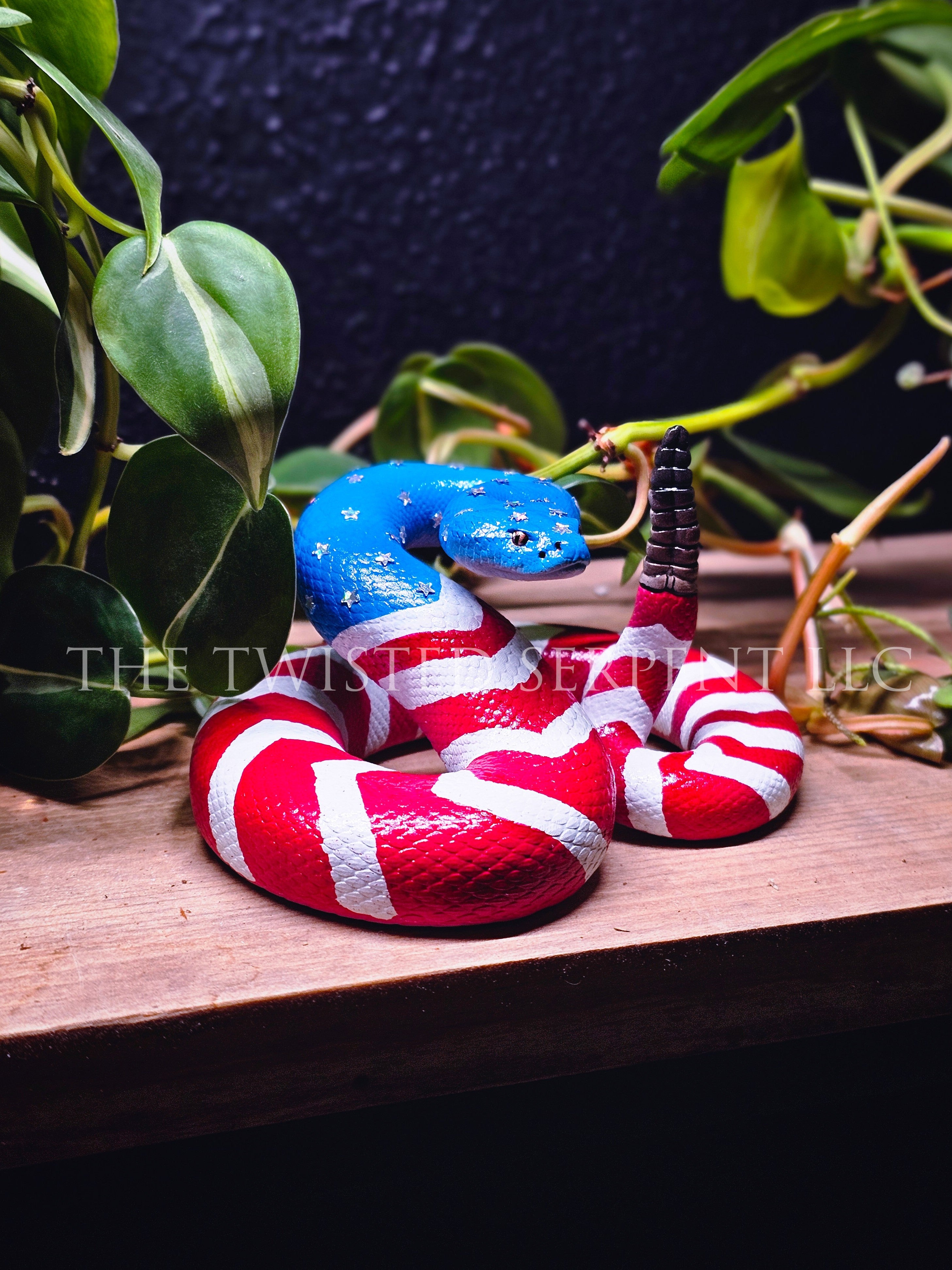 American Flag Rattlesnake Tabletop