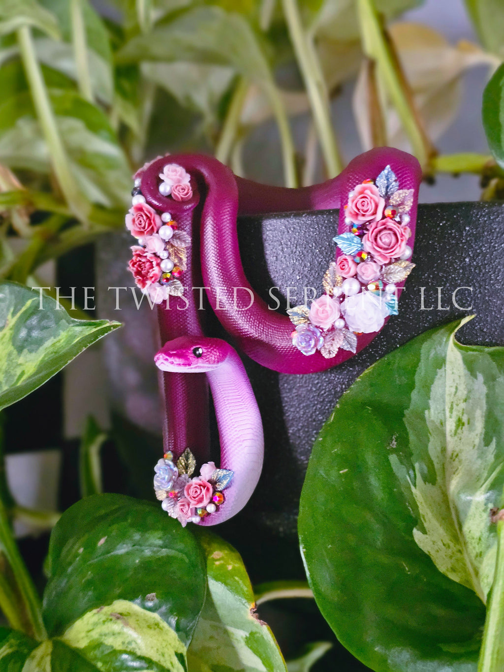 Blackberry Wine Floral Friend Pot Pal