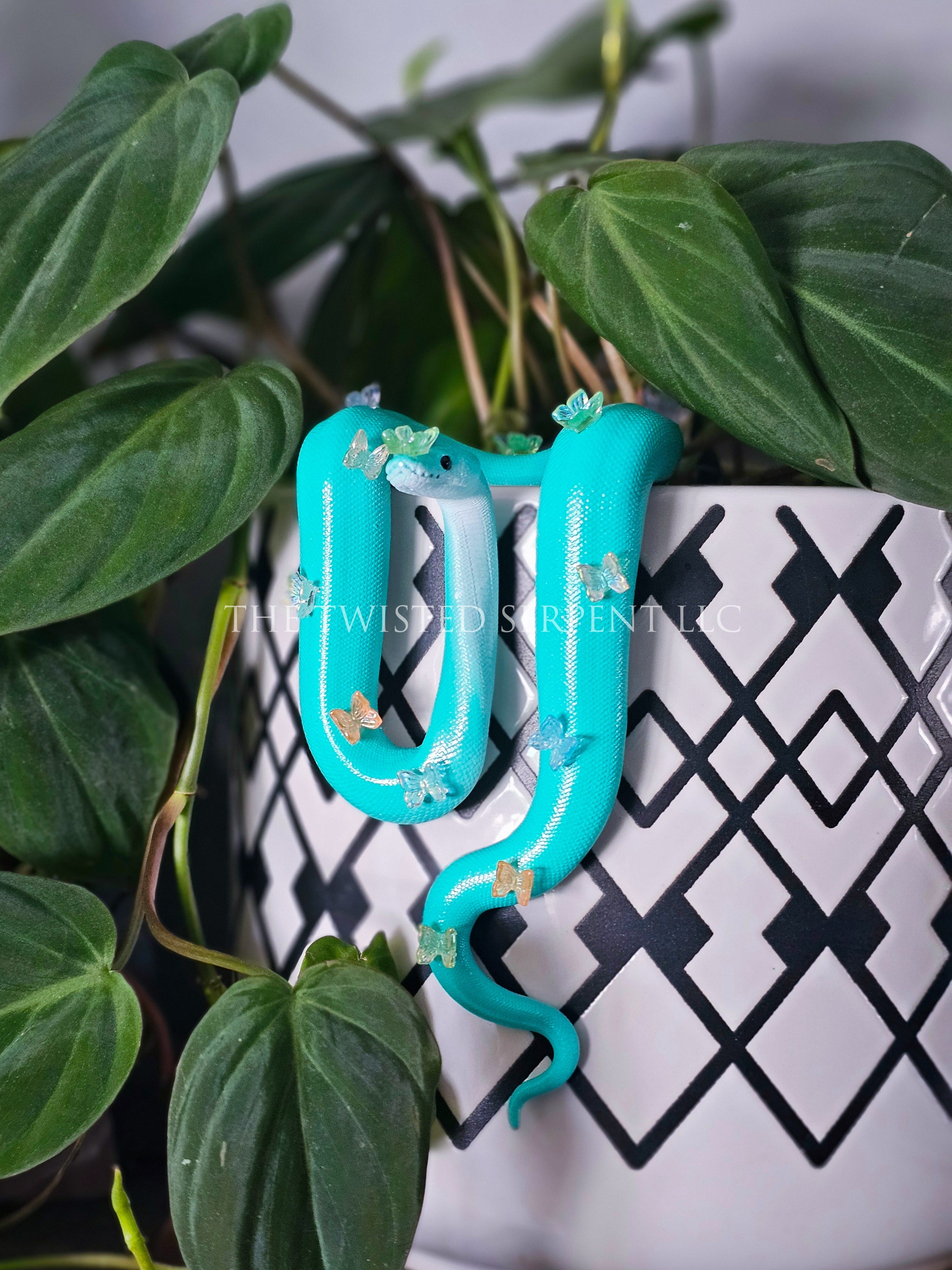 Bright Aqua Green Butterfly Bestie Pot Pal