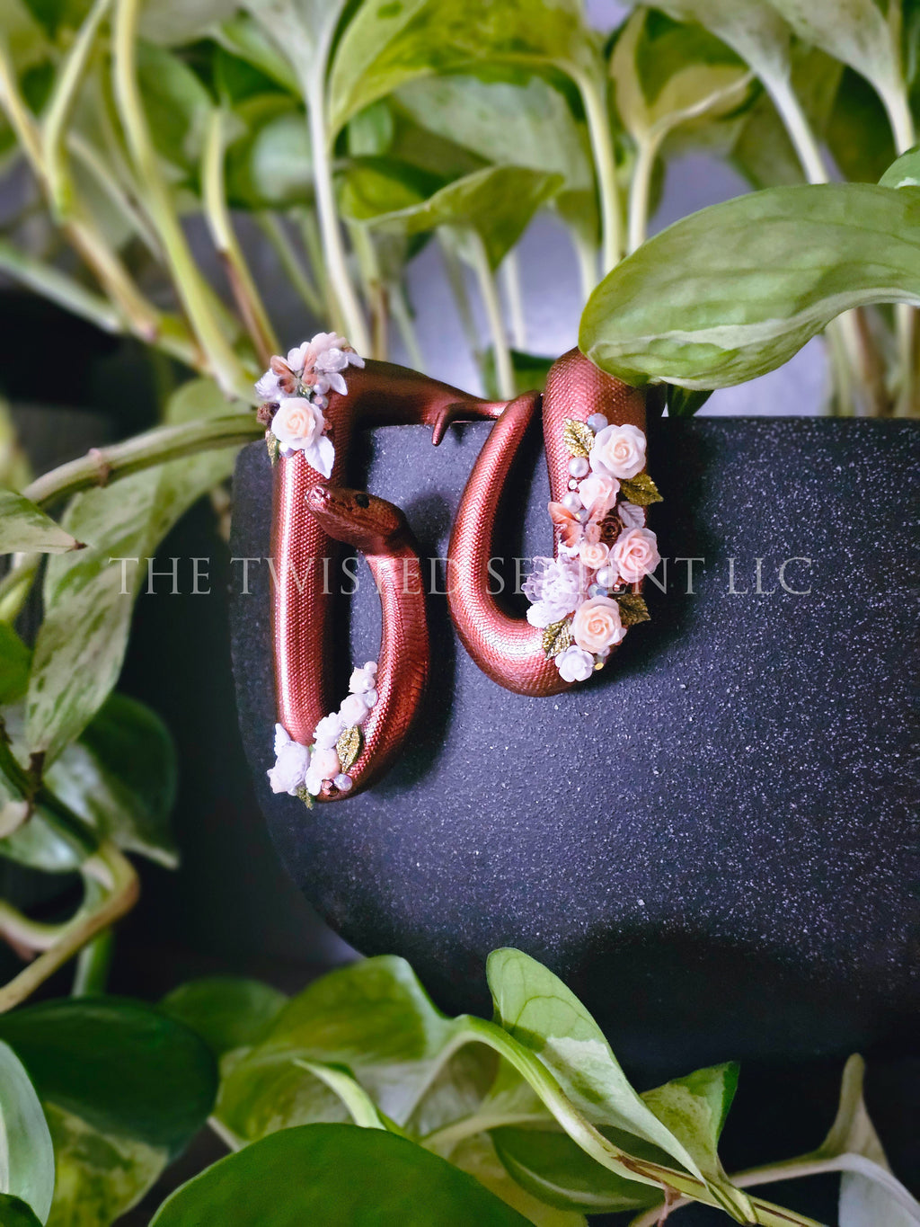 Copper Floral Friend Pot Pal