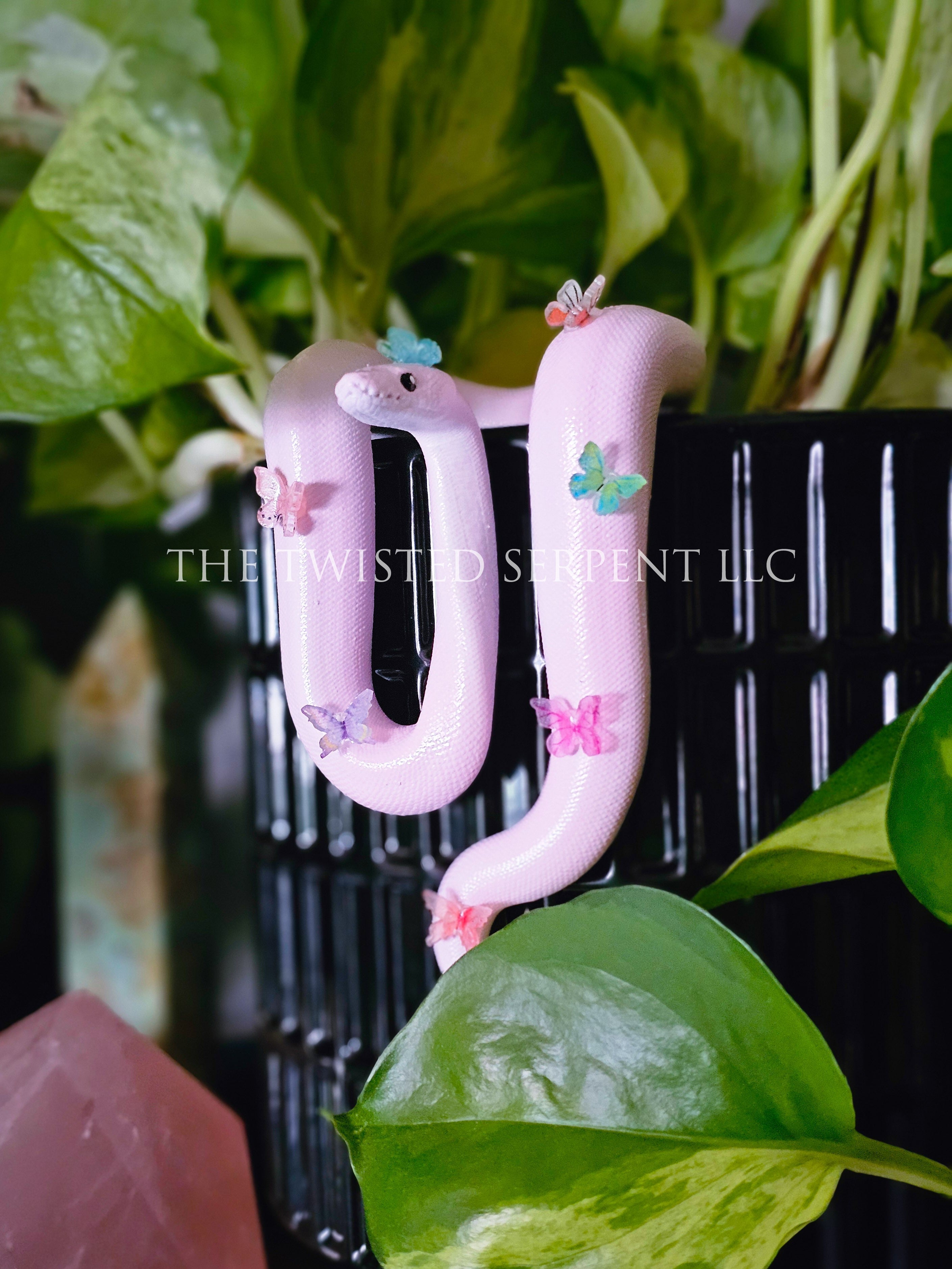 Light Pink Butterfly Bestie Pot Pal