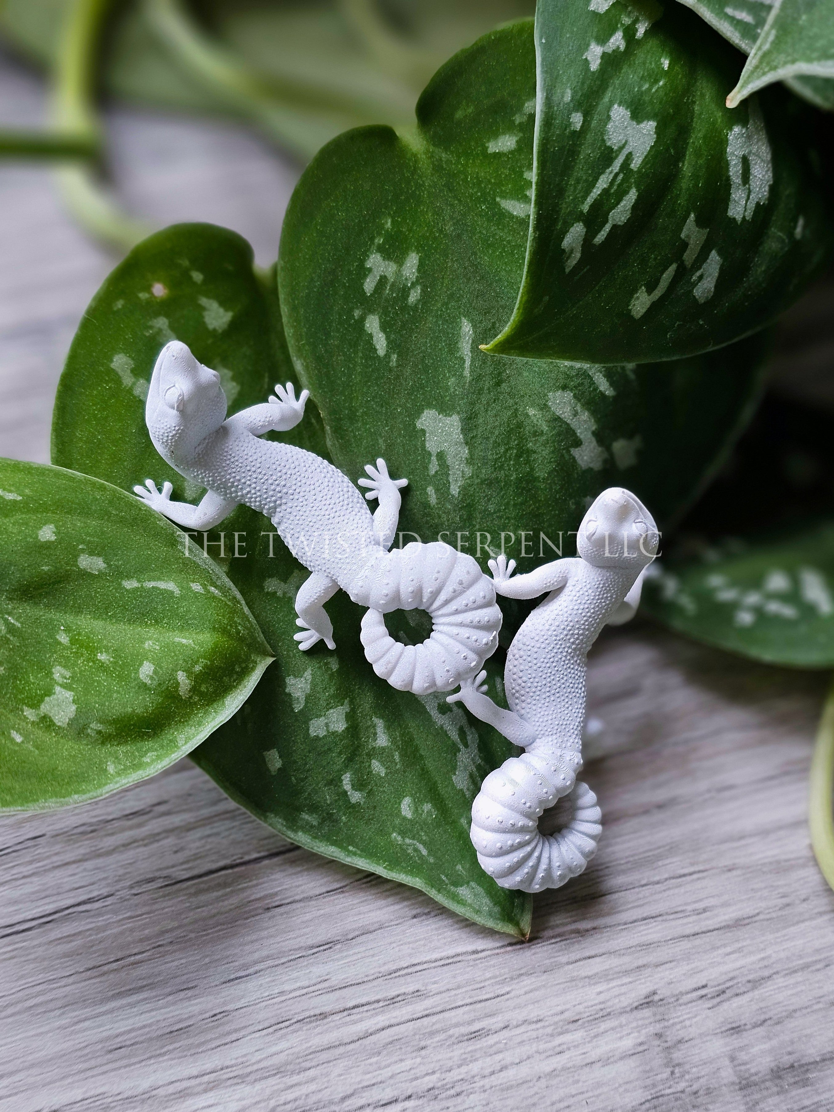 Paint-It-Yourself Leopard Gecko Earrings