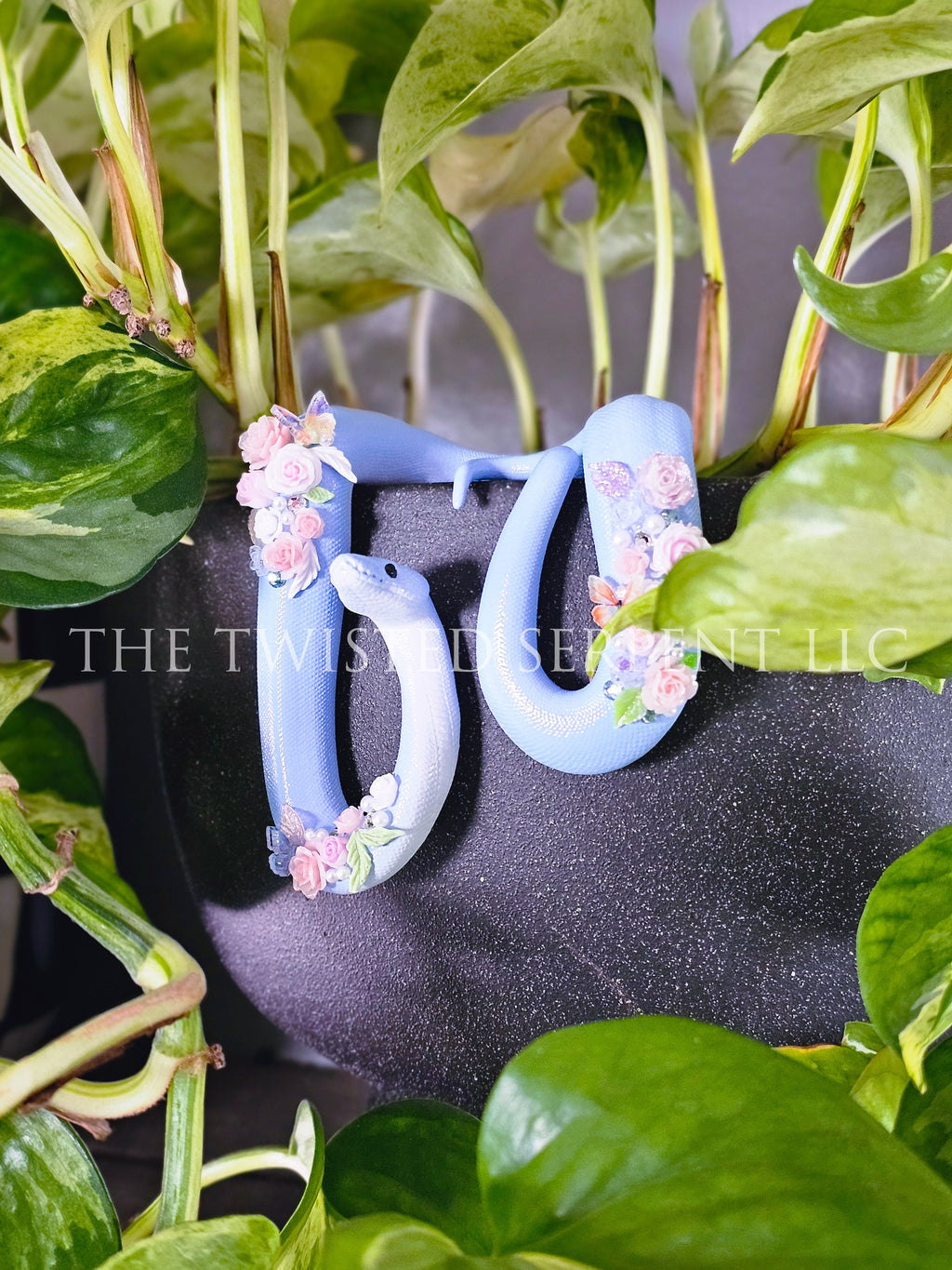 Periwinkle Floral Friend Pot Pal
