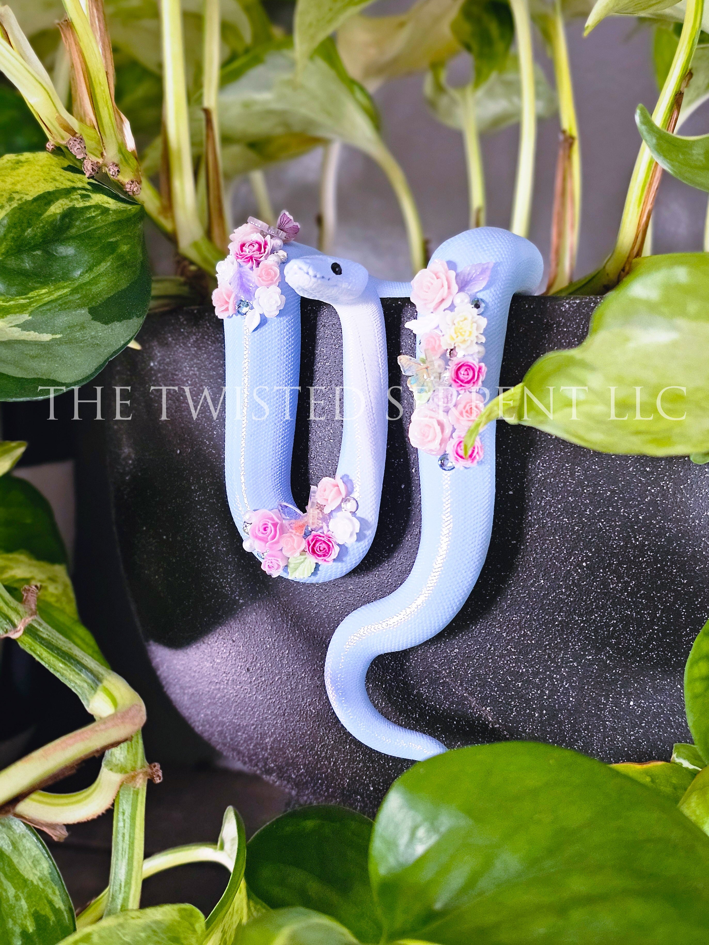 Periwinkle Floral Friend Pot Pal
