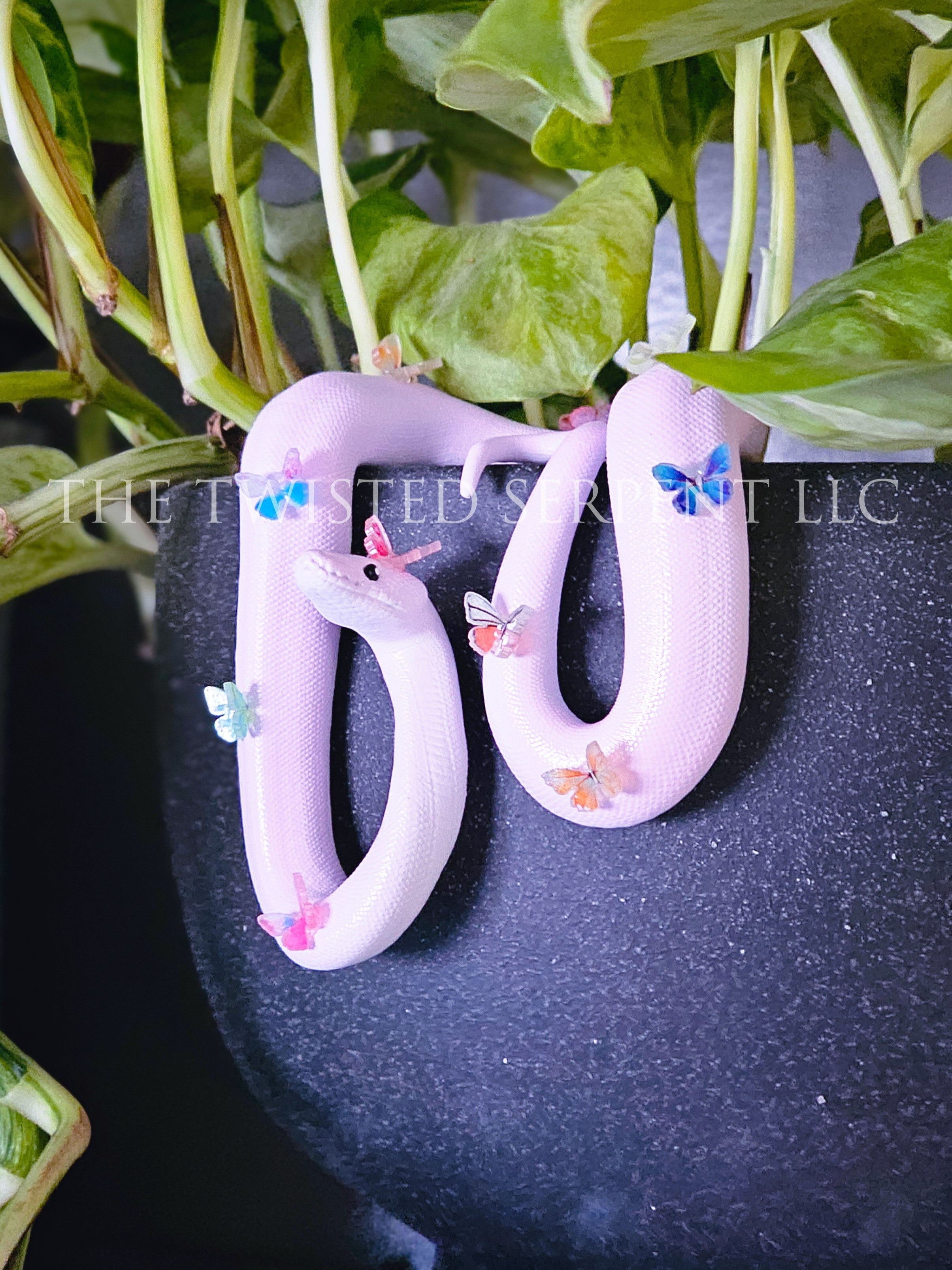 Light Pink Butterfly Bestie Pot Pal